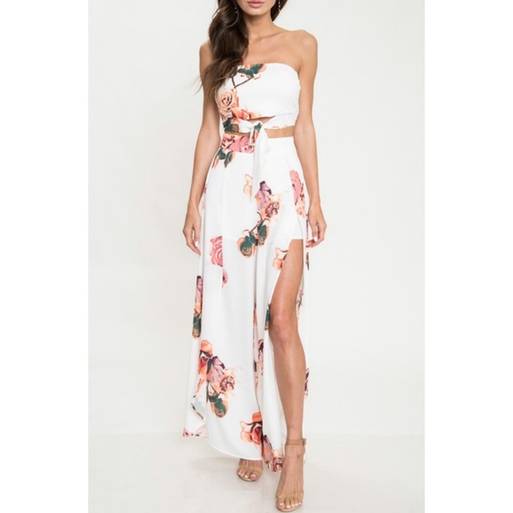 Latiste Floral Two-Piece Set - Picture 2 of 3